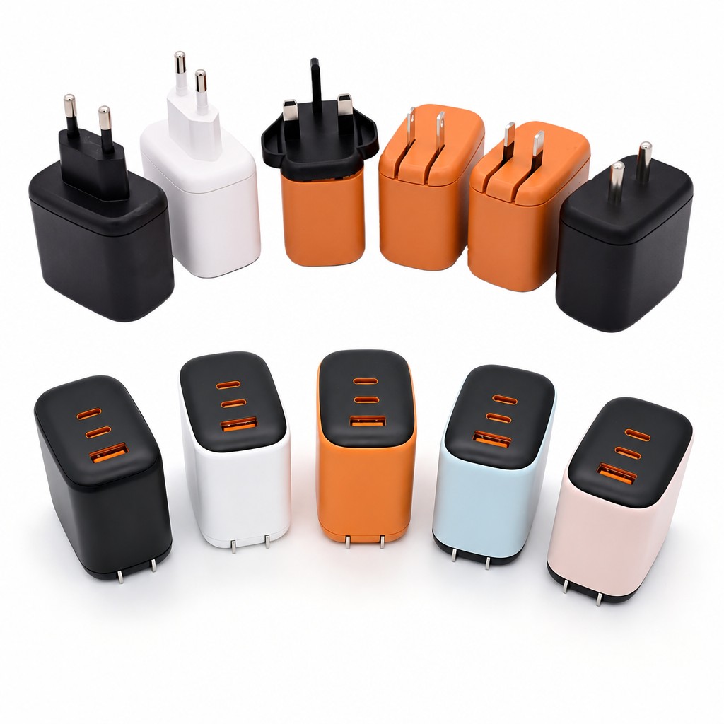 549充电器外壳(USB-A+双USB-C接口)